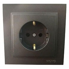 Розетка с заземлением mono electric despina 102-202021-117